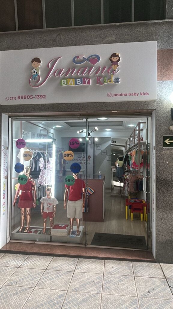 Janaína Baby Kids – 10% de desconto em toda a loja
